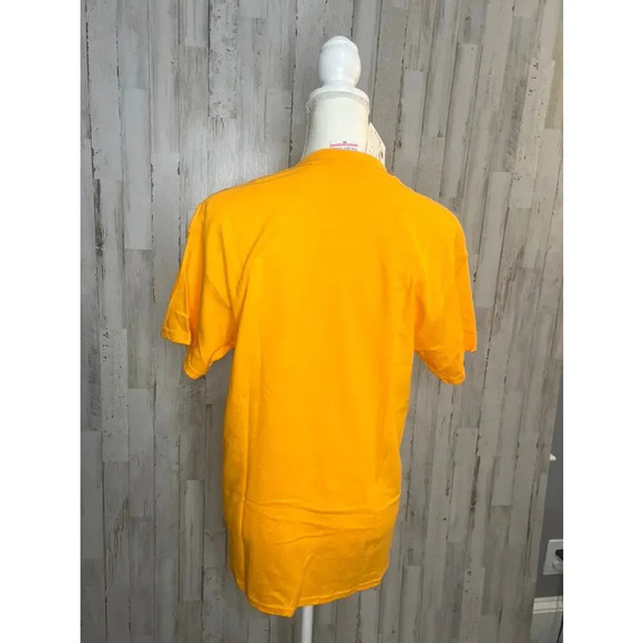 NWT It's a Girl Thing Football Graphic Tee Orange Women's Medium Short‎ Sleeve - Picture 3 of 5